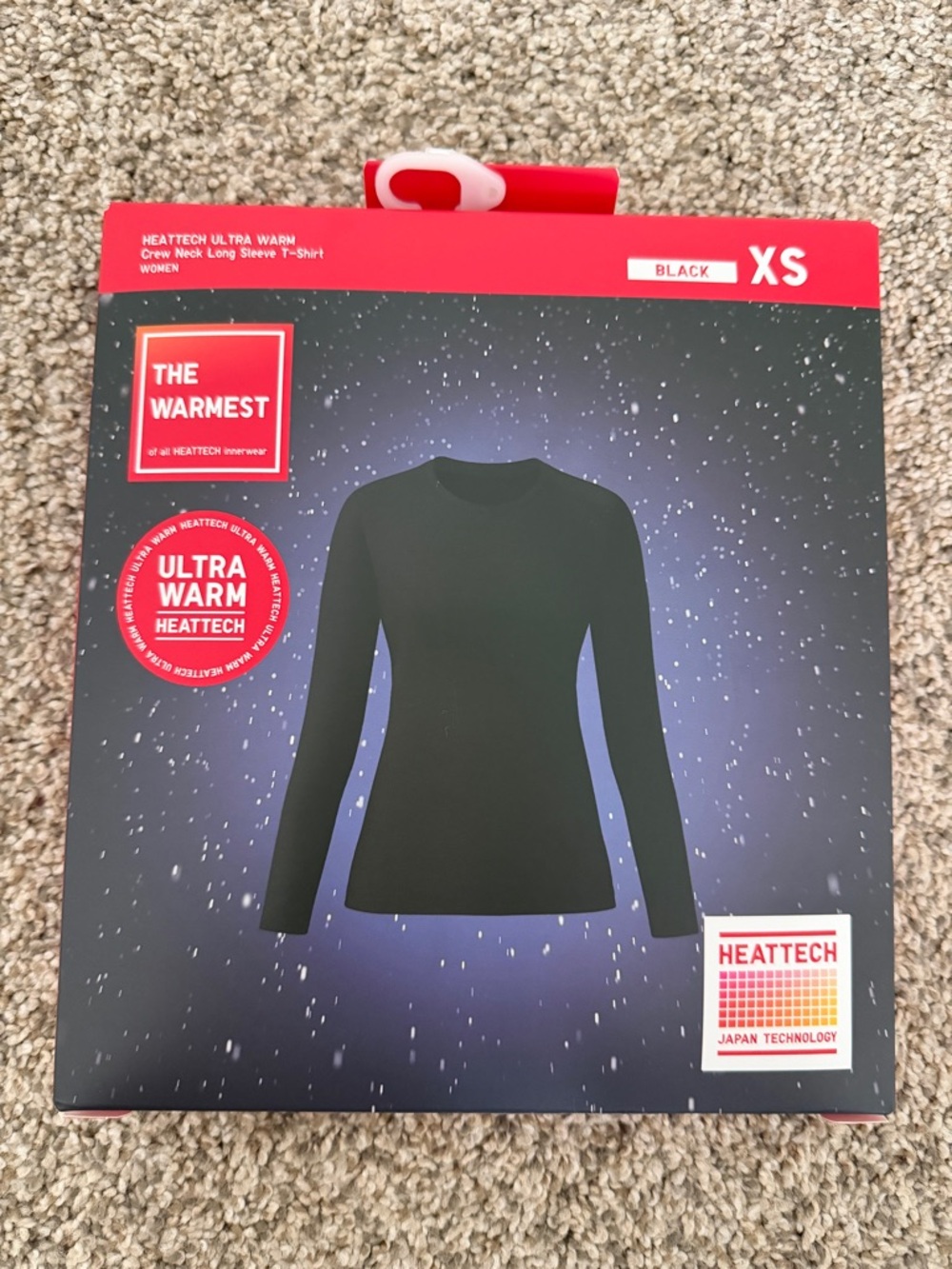 NWT Uniqlo Black Ultra Warm HeatTech